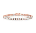 Classic Diamond Tennis Bracelet in 18k Rose Gold