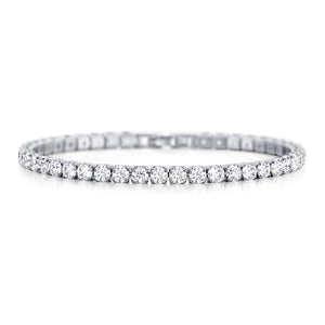 Laurent Diamond Tennis Bracelet in 18k White Gold