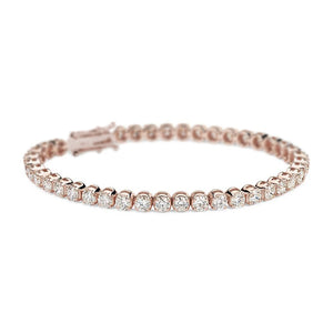 Eleanor Diamond Tennis Bracelet in 18k Rose Gold