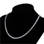 Helzberg Diamond Tennis Necklace in 18k White Gold