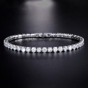 Laurent Diamond Tennis Bracelet in 18k White Gold