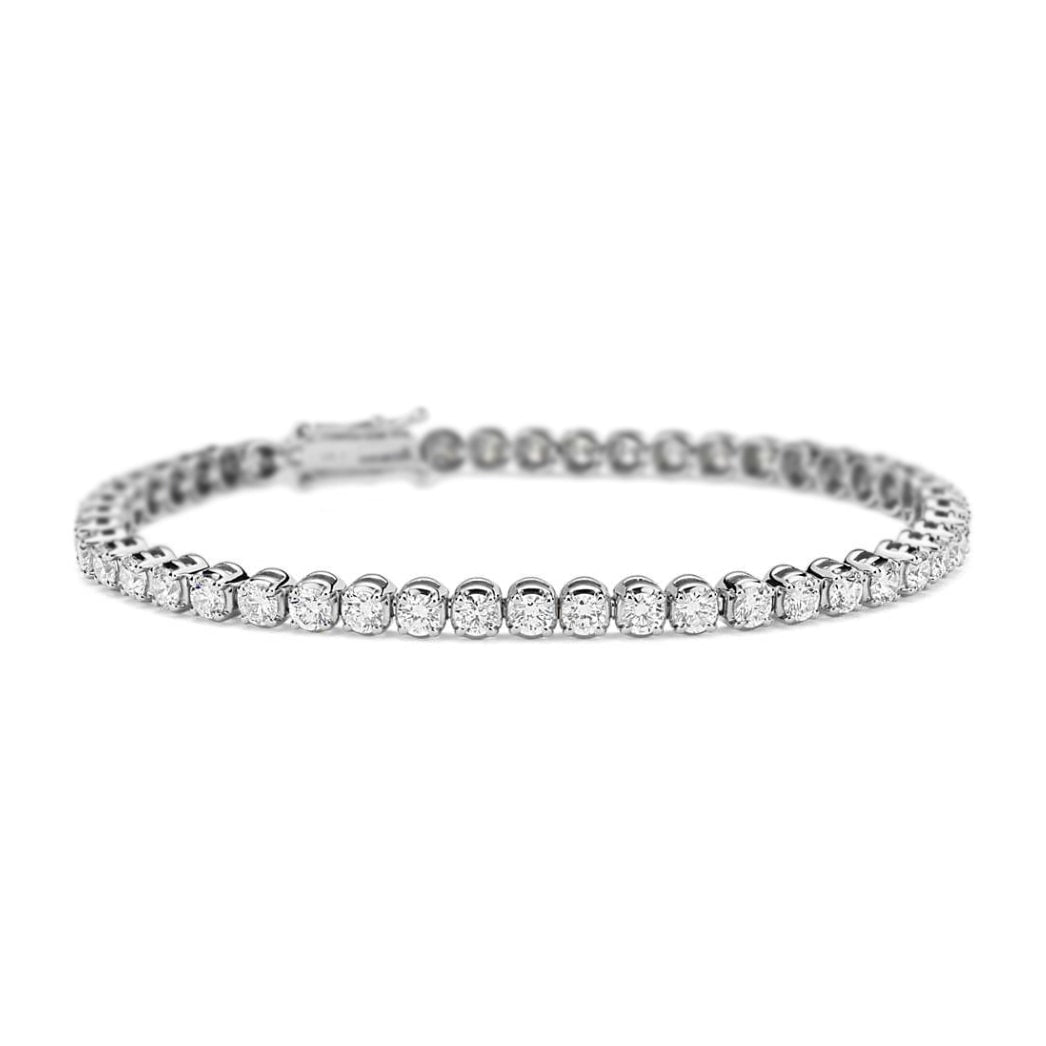 Eleanor Diamond Tennis Bracelet in 18k White Gold